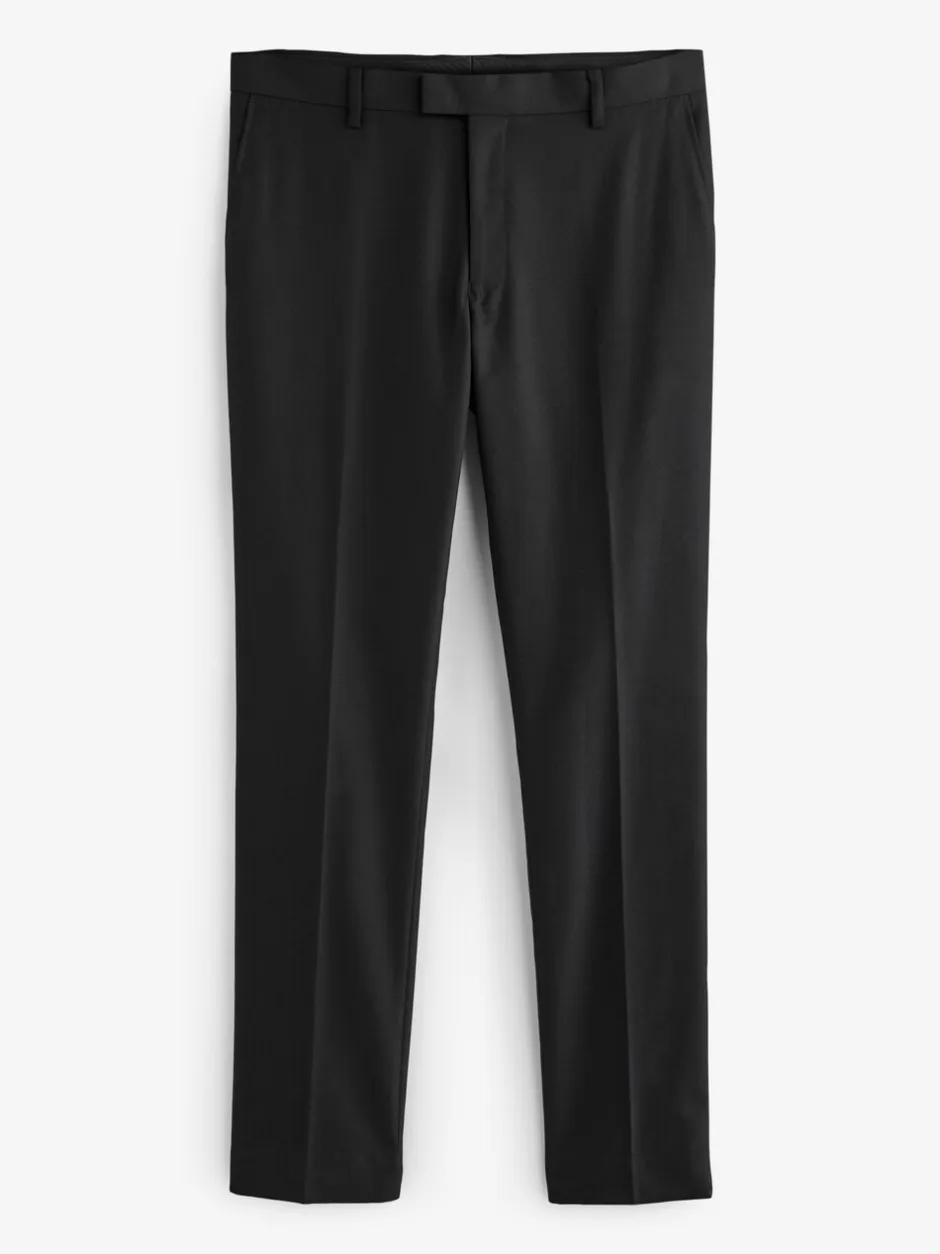 Smokings En Feestkleding|Next - Slim Fit - Pantalon in smokingstijl Zwarte tape met details