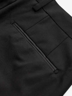 Smokings En Feestkleding|Next - Slim Fit - Pantalon in smokingstijl Zwarte tape met details