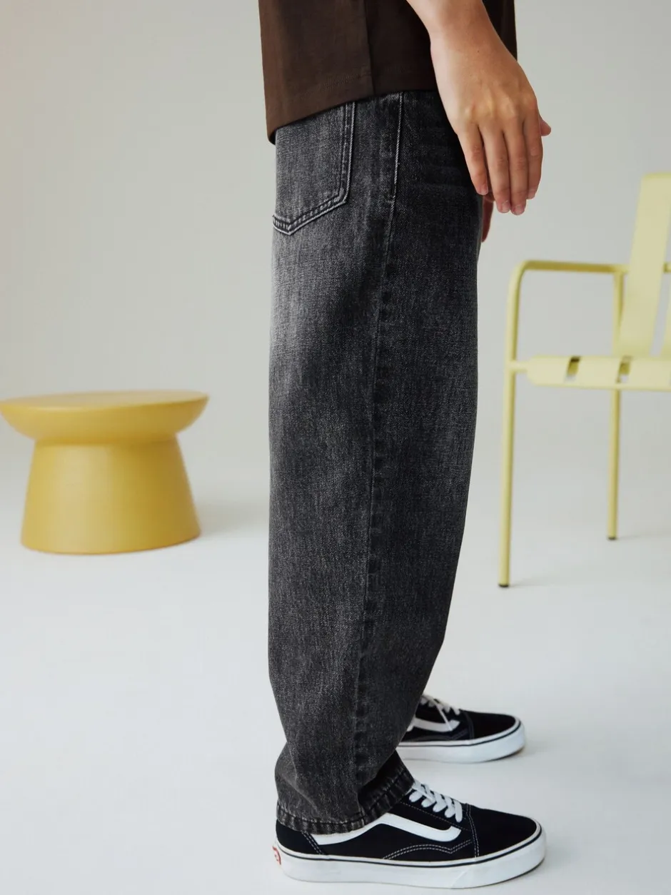 Jeans|Next - Authentieke jeans (3-16jr) Zwarte wassing