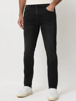 Jeans*Next Zwarte wassing - Enkele - Skinny fit klassieke stretchy jeans