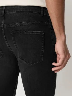 Jeans*Next Zwarte wassing - Enkele - Skinny fit klassieke stretchy jeans