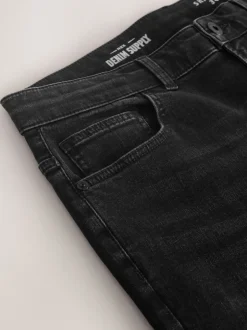 Jeans*Next Zwarte wassing - Enkele - Skinny fit klassieke stretchy jeans