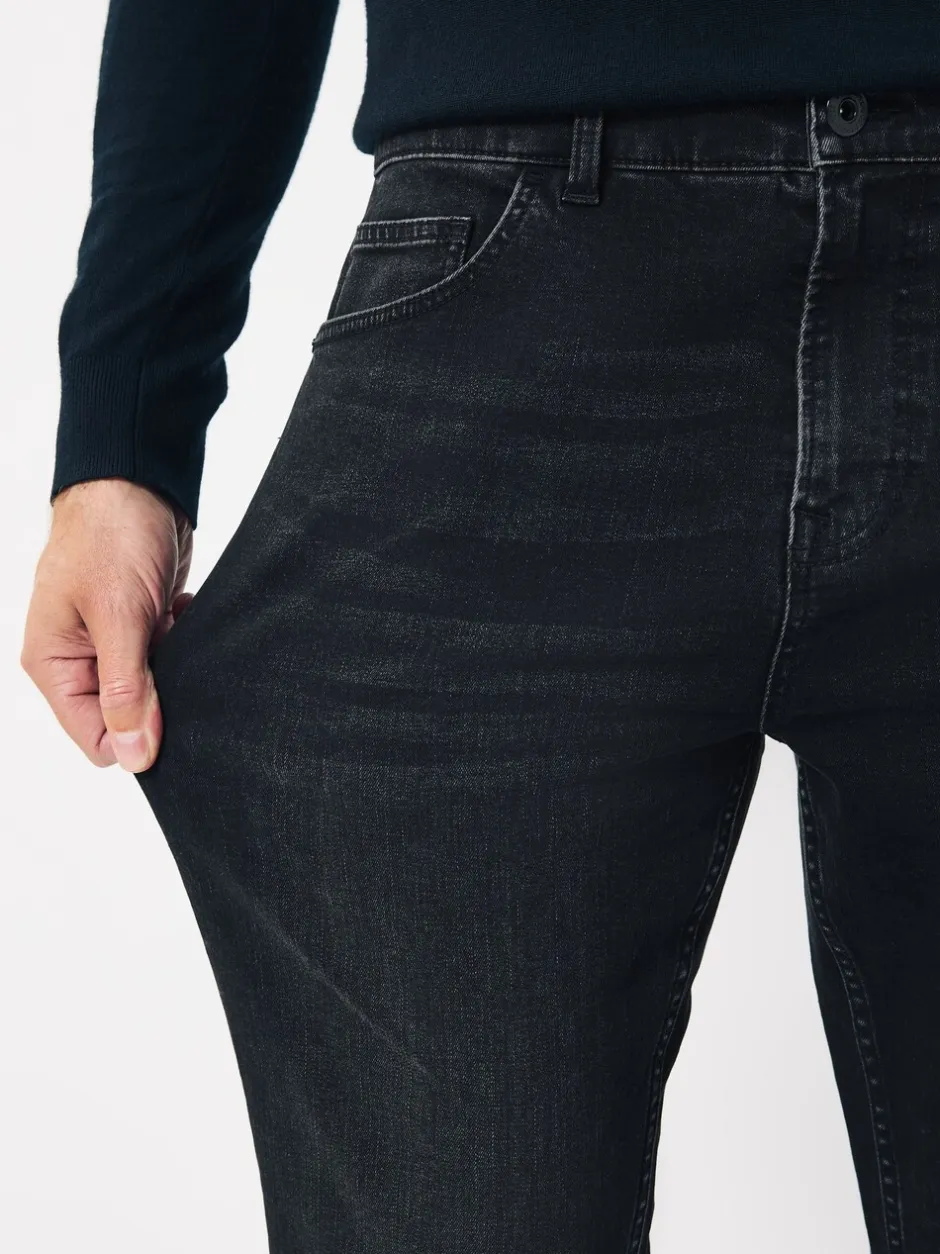 Jeans*Next Zwarte wassing - Klassieke stretchy jeans