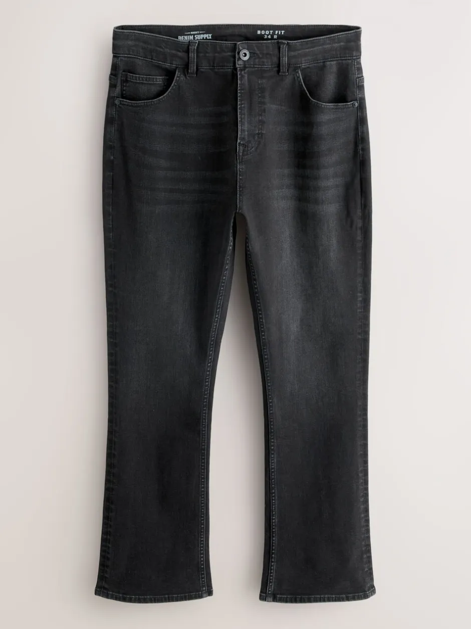 Jeans*Next Zwarte wassing - Klassieke stretchy jeans