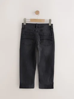 Jeans|Next Zwarte wassing - Stretchjeans (3-17jr)