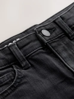 Jeans|Next Zwarte wassing - Stretchjeans (3-17jr)