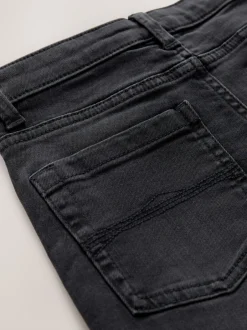 Jeans|Next Zwarte wassing - Stretchjeans (3-17jr)