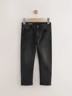 Jeans*Next Zwarte wassing - Stretchjeans (3-17jr)