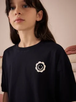 Nachtkleding En Pyjama's|Pyjama's|Next - Verpakking van 2 pyjama's met joggingbroek (3-16 jr) Zwart/ecru
