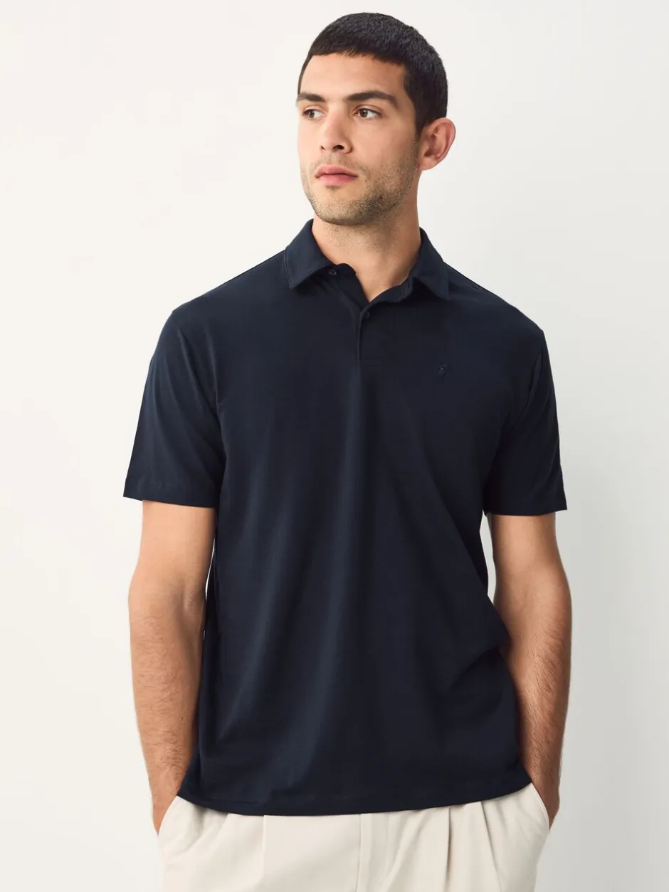 Poloshirts|Next Zwart/Ecru/Blauw/Groen/Roze - Normale Pasvorm - Set van 5 jersey poloshirts met korte mouwen