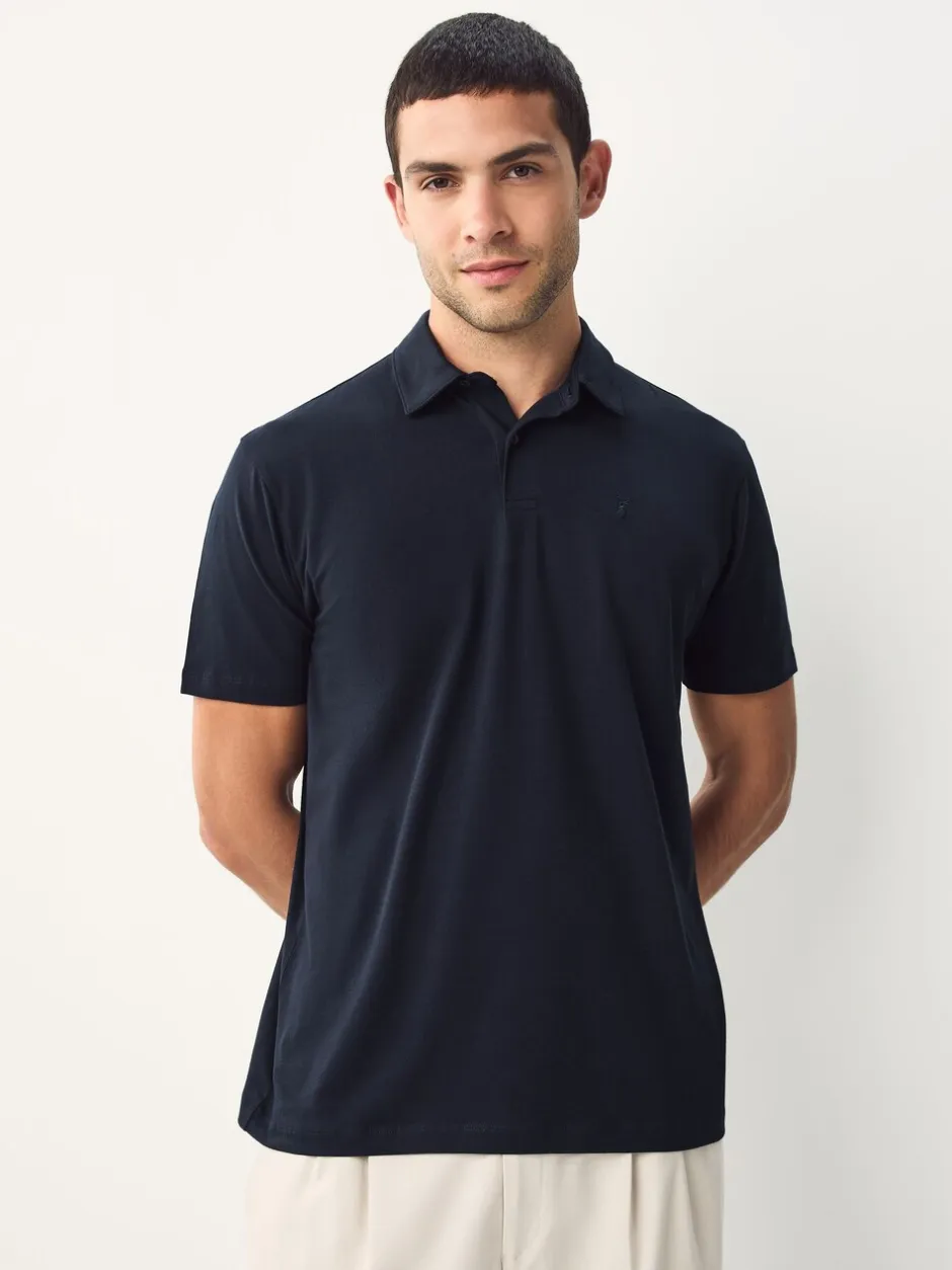 Poloshirts|Next Zwart/Ecru/Blauw/Groen/Roze - Normale Pasvorm - Set van 5 jersey poloshirts met korte mouwen