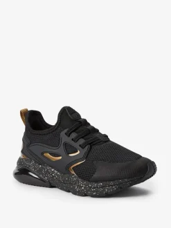 Sneakers|Sneakers|Next Zwart/goud - Elastische sportschoenen