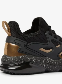 Sneakers|Sneakers|Next Zwart/goud - Elastische sportschoenen