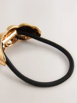 Mutsen, Handschoenen En Sjaals|Haaraccessoires*Next Zwart/goudkleurig - Twist Hair Bobble