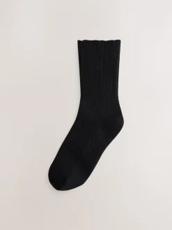 Sokken En Panty's*Next - Containing Merino Wool Ankle Socks 2 Pack Zwart/grijs