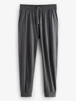 Pyjama's*Next Zwart/grijs - Long Sleeve Cuffed 100% Cotton Pyjamas