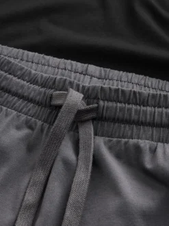 Pyjama's*Next Zwart/grijs - Long Sleeve Cuffed 100% Cotton Pyjamas