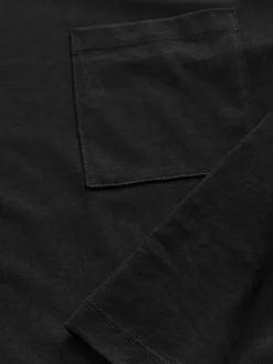 Pyjama's*Next Zwart/grijs - Long Sleeve Cuffed 100% Cotton Pyjamas