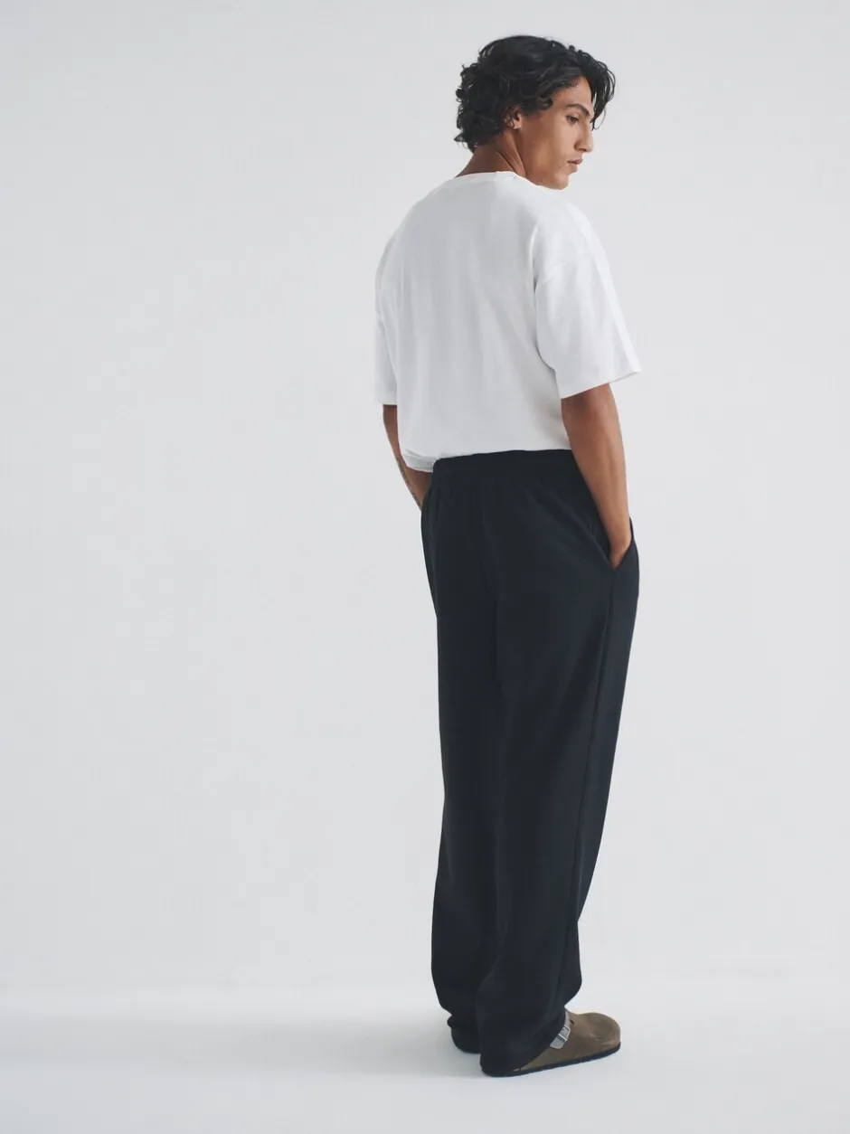 Loungewear|Joggingbroeken|The Set - 4 Pack Joggingbroeken met wijde pijpen Zwart/grijs