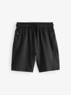 Schoolkleding|Shorts*Next - Verpakking van 2 lichtgewicht sportshorts (3-17jaar) Zwart/grijs