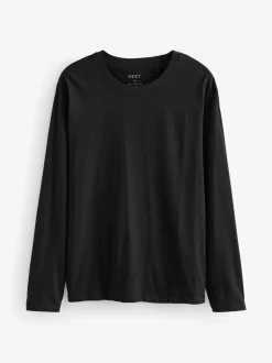 Pyjama's|Next - Pyjamaset met lange mouwen van 100% katoen Zwart/grijs geruit