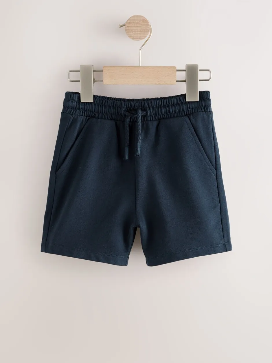 Shorts|Shorts*Next - Verpakking van 3 jersey shorts (3mnd -7jr) Zwart/grijs/marineblauw