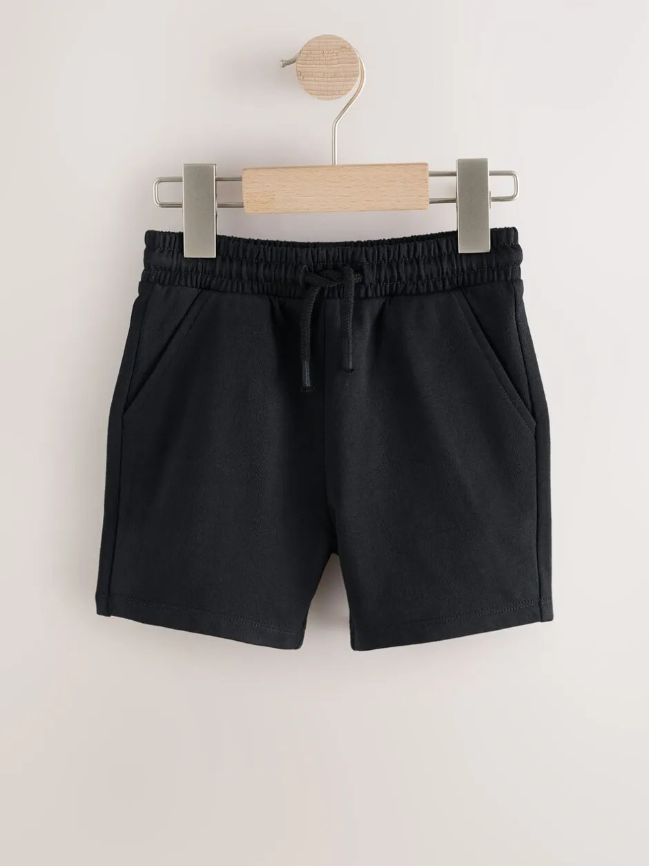 Shorts|Shorts*Next - Verpakking van 3 jersey shorts (3mnd -7jr) Zwart/grijs/marineblauw