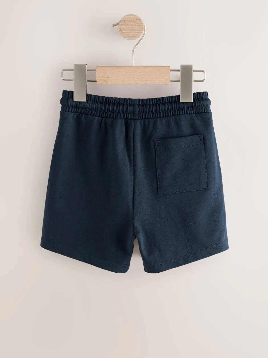 Shorts|Shorts*Next - Verpakking van 3 jersey shorts (3mnd -7jr) Zwart/grijs/marineblauw