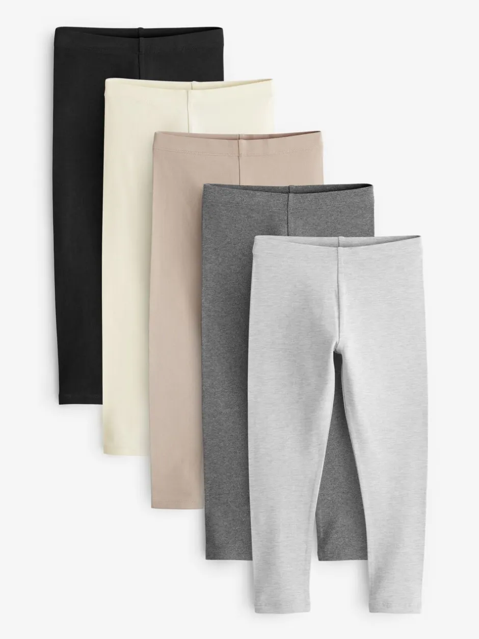 Broeken En Leggings*Next Zwart/grijs/naturel - Verpakking van 5 leggings (3-16 jr)