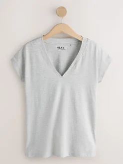 Tops En T-Shirts|Next Zwart/grijs/roze - Set van 7 T-shirts met kapmouwtjes