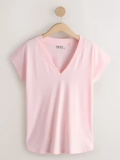 Tops En T-Shirts|Next Zwart/grijs/roze - Set van 7 T-shirts met kapmouwtjes