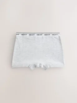 Alle Ondergoed|Next Zwart/grijs/wit - Short Briefs 5 Pack (2-16yrs)
