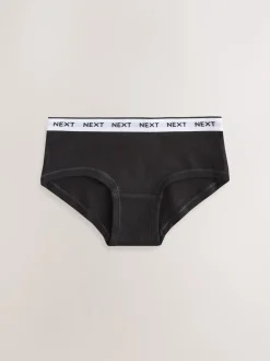 Alle Ondergoed*Next - Verpakking van 7 hipsters (2 - 16 jr) Zwart/grijs/wit