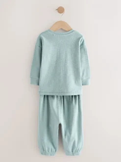 Pyjama's|Nachtkleding En Pyjama's*Next Zwart/grijze geribbelde grandad - Verpakking van 3 oversized pyjama's 3 (9mnd -12jr)