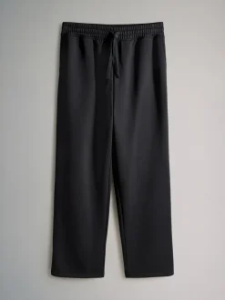 Loungewear|Joggingbroeken*The Set - 4 Pack Joggingbroeken met wijde pijpen Zwart/groen