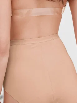 Shapewear|Next Zwart/huidskleurig - 2 Slipjes met licht buikcorrigerende hoge taille