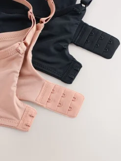 Beha's*Next Zwart/huidskleurig - A-E Afvlakkende Ultimate Comfort Beha's 2 Verpakking