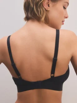 Beha's*Next - DD+ Ultimate Comfort Bralettes zonder beugel 2 verpakking Zwart/huidskleurig