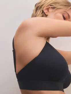 Beha's*Next - DD+ Ultimate Comfort Bralettes zonder beugel 2 verpakking Zwart/huidskleurig