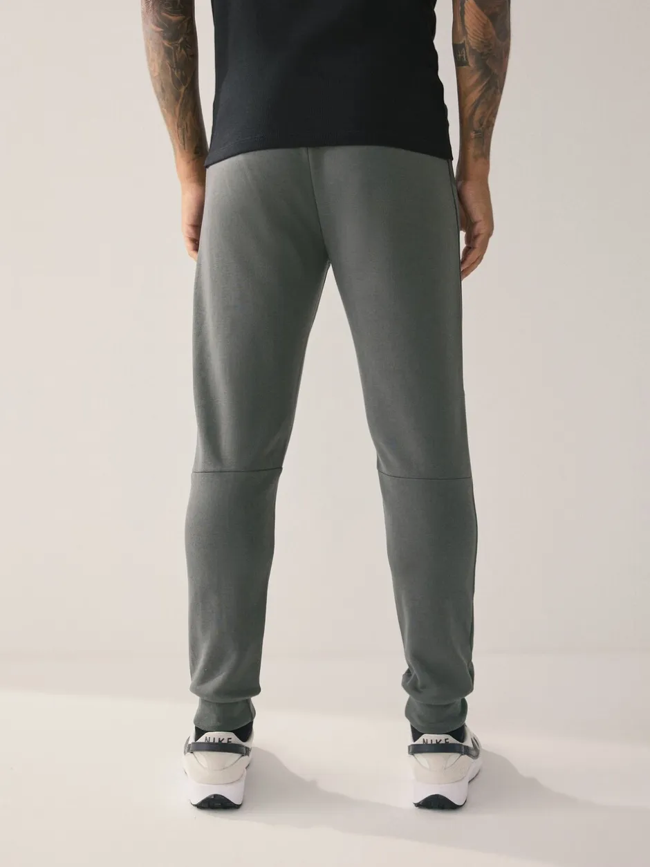 Joggingbroeken|Next Zwart/Leisteen grijs - Interlock Soft Touch 2 Pack Cuffed Joggers