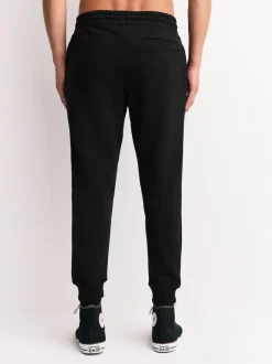 Joggingbroeken*Next - Straight Fit Brushback Heavyweight 2 Pack Joggers Zwart/Leisteen grijs