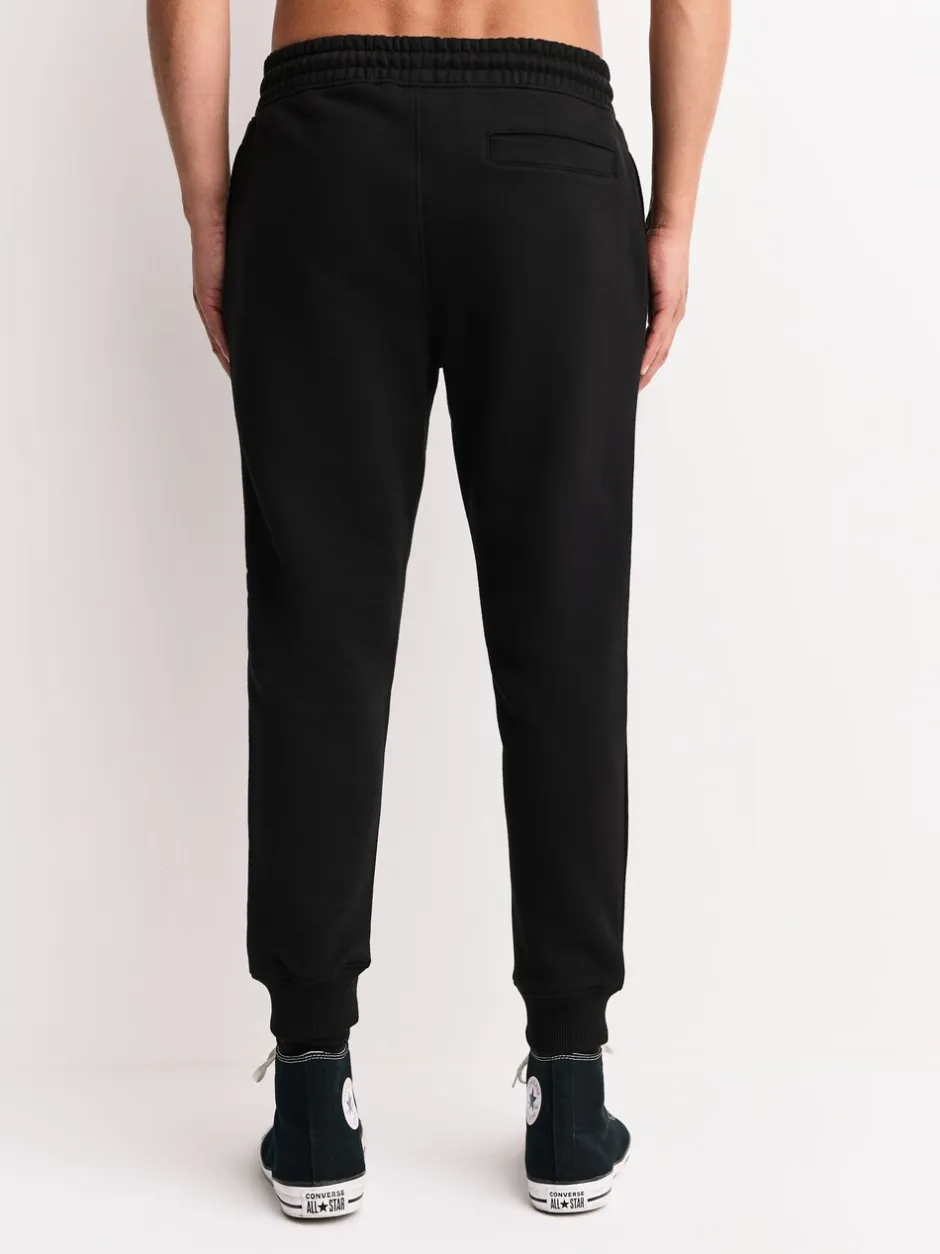 Joggingbroeken*Next - Straight Fit Brushback Heavyweight 2 Pack Joggers Zwart/Leisteen grijs