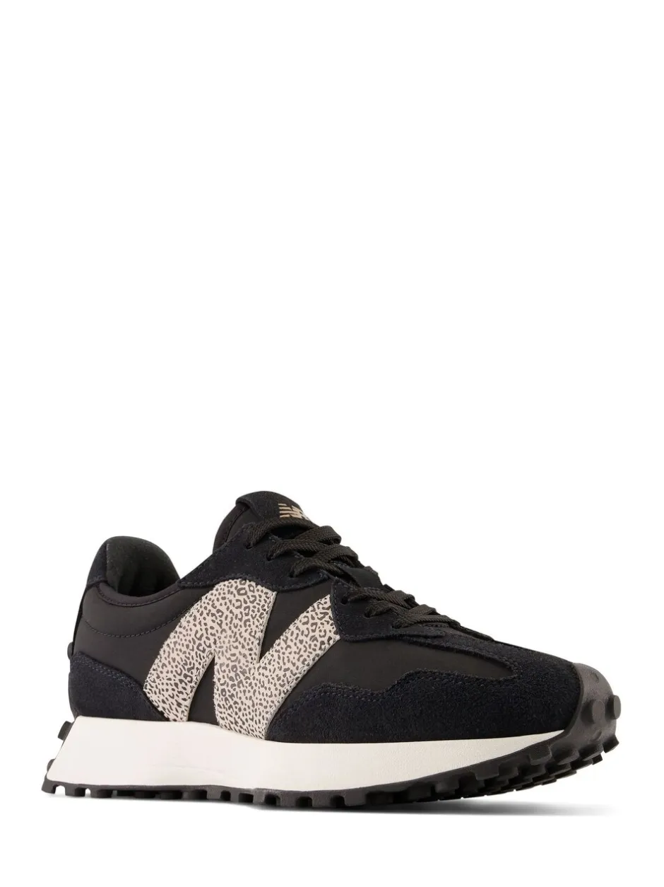Sneakers|Sportkleding|New Balance zwart/luipaardprint - 327 - Sneakers