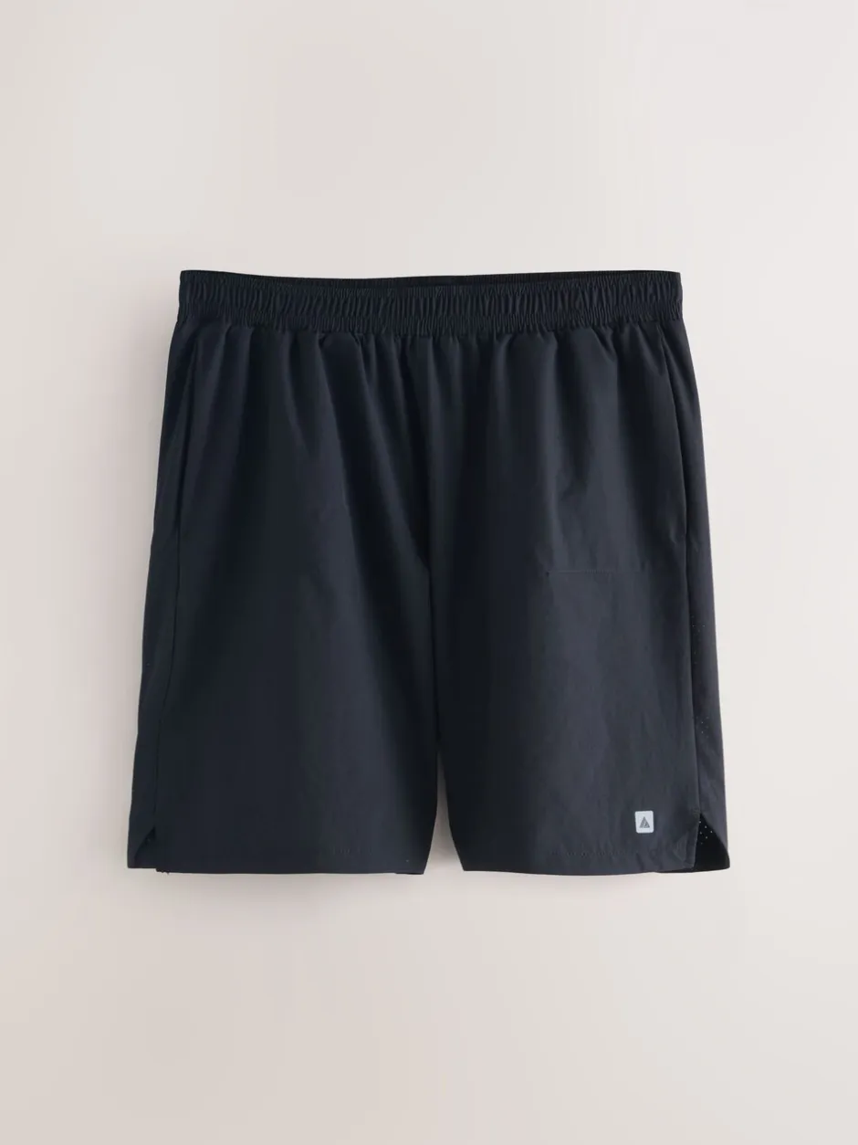 Shorts|Next Zwart/marineblauw - 9 inch - Active Gym Sports Shorts 2 Pack