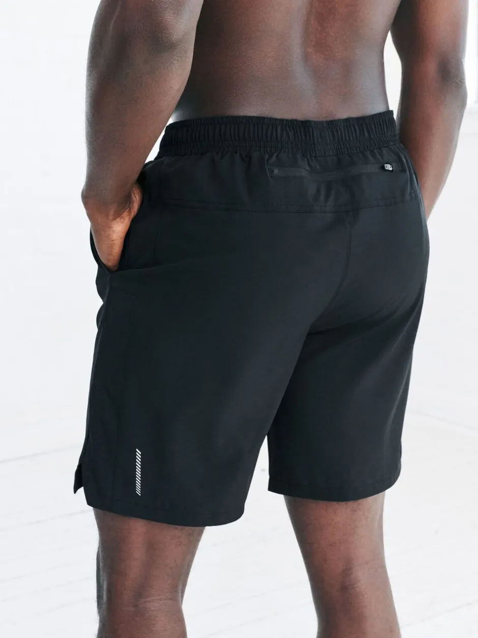 Shorts|Next Zwart/marineblauw - 9 inch - Active Gym Sports Shorts 2 Pack