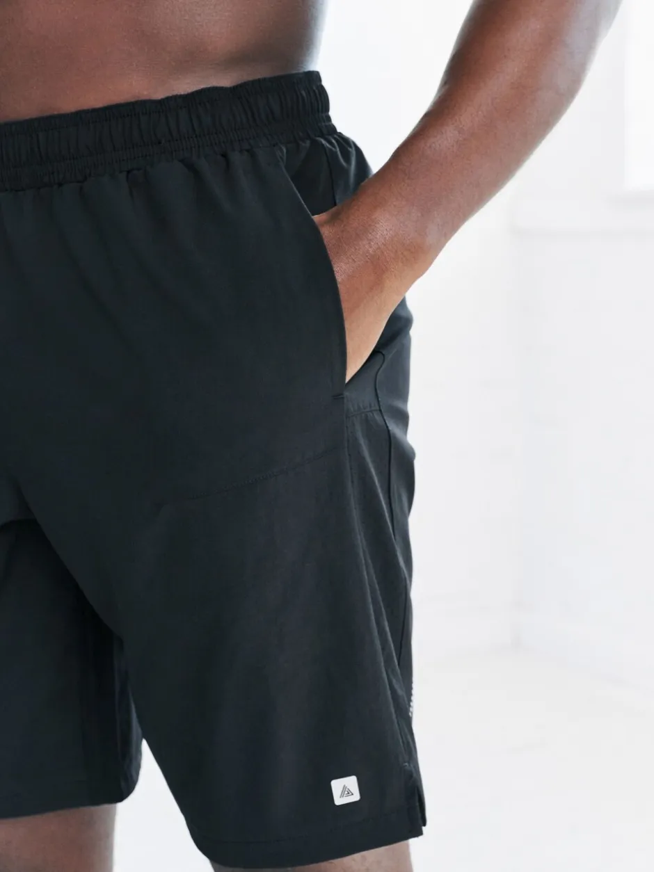 Shorts|Next Zwart/marineblauw - 9 inch - Active Gym Sports Shorts 2 Pack