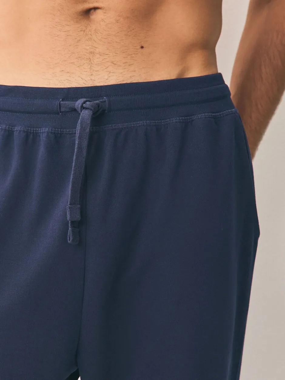 Pyjama's|Loungewear|Next - Met boorden - Loopback Soft Touch 2 Pack Open Joggers Zwart/marineblauw
