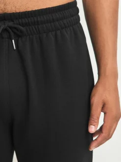 Loungewear|Joggingbroeken*Next Zwart/marineblauw - Met boorden - Brushback Heavyweight Open 2 Pack Joggers