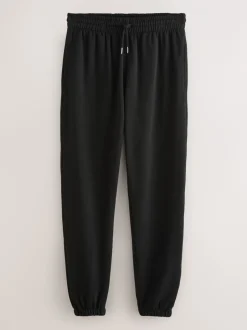 Loungewear|Joggingbroeken*Next Zwart/marineblauw - Met boorden - Brushback Heavyweight Open 2 Pack Joggers