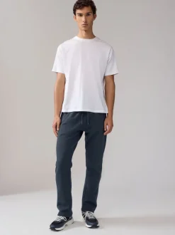 Joggingbroeken|Next Zwart/marineblauw - Open - Brushback Heavyweight Open 2 Pack Joggers